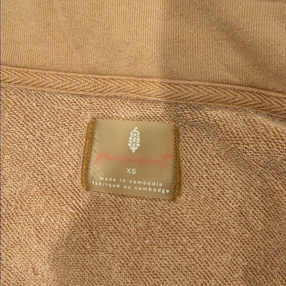 Free People All Your Love Solid Hoodie
Patchwork Slouchy Saddle Tan Size XS - Picture 10 of 12